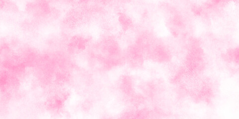 pastel pink watercolor clouds painting on canvas with pink, Watercolor pink scraped grungy texture with stains, watercolor splashes used as presentation, greeting, card, poster and template.