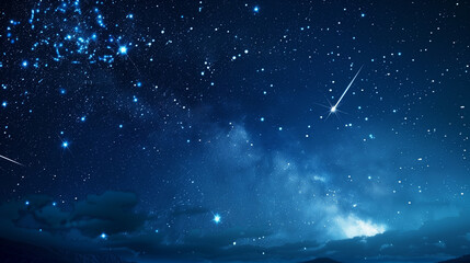 shooting star, space backdrop, night sky background 
