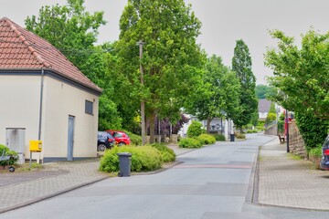 street in the village near Möhnesee , germany