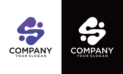 TS Letter Logo Design with Creative Modern Trendy Typography