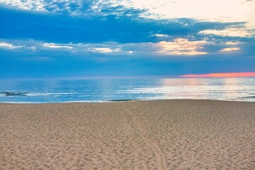 Inspirational nature landscape, beautiful colors, wonderful scenery of tropical beach. Summer background. Tropical sea and Beautiful beach