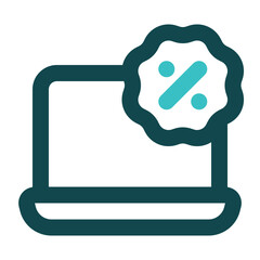 laptop icon for illustration