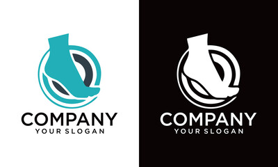 Foot Care logo designs concept vector, Iconic Foot Logo designs template