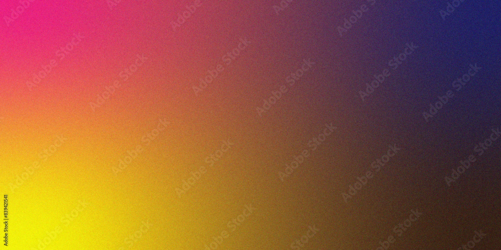 Fototapete Abstract blurred purple red black dark noise grainy gradient texture. Vibrant color gradient banner web header poster design. Bokeh background color gradient, ombre effect.