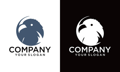 Vector illustration in simple hand drawn and linocut style - natural print, poster or logo design template - spring illustration - birds and flowers