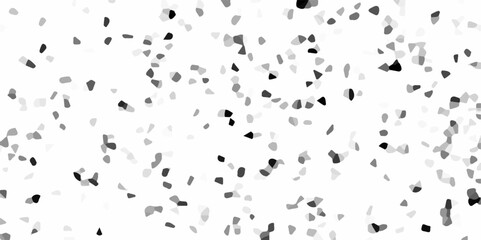 Abstract Polygonal Mosaic Background with terrazzo flooring texture polished stone. Cold gray and white grunge wall texture. White pebble stones wall texture. 