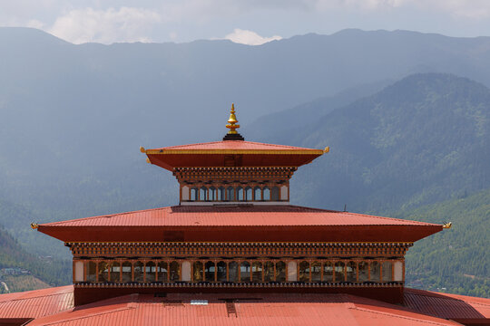 buddhist temple in the mountains