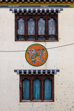 window of the building