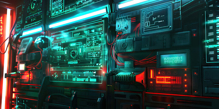 The Neural Net Shrine: A wall mounted AI interface