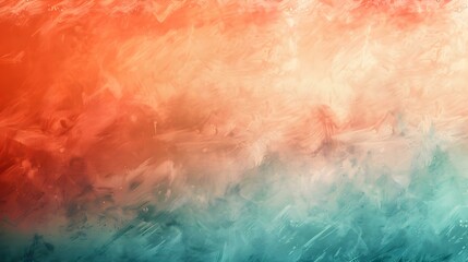 Naklejka premium Gradient from aquamarine to coral abstract backdrop