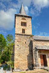 Fototapeta premium church of saint anne of castillon de larboust, France
