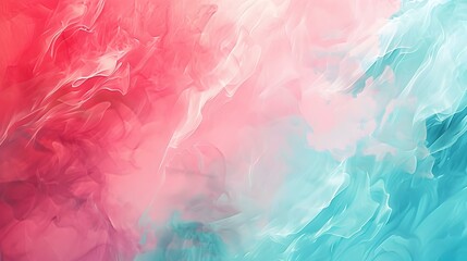Obraz premium Gradient from Coral pink to turquoise abstract colors