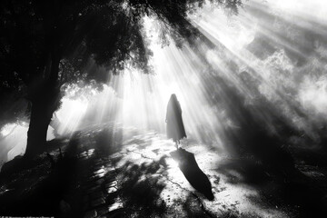 Obraz premium A Journey Through a Haunted Forest