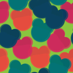 Pandas seamless pattern.