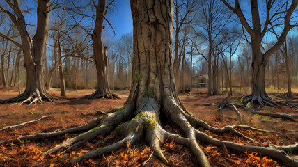 Obraz premium trees in the forest