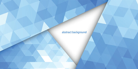 Modern Blue White Abstract Background Stock Illustration