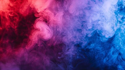 Obraz premium dark style background with blue and purple smoke