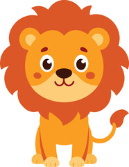 Fototapeta premium Baby Tiger vector art illustration