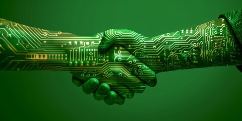 Partnership handshake distribution agreement signed, data-based deal closure, contract signed, new business. Incorporating technology innovation like AI, ML, and IoT