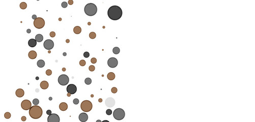 Multicolor confetti abstract background with a lot of falling pieces, isolated on a white background.