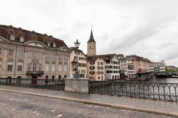 Obraz premium Church of St. Peter. Zürich