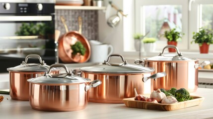 the new copper cookware - pots and pans