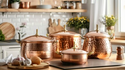 the new copper cookware - pots and pans