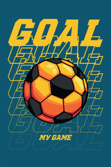 Soccer ball or football flat vector icon simple black style, illustration.