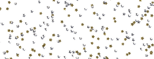 Heavenly Golden Shower: 3D Illustration Brings the Beauty of Stars to Life