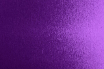 Beautiful purple foil as background, top view