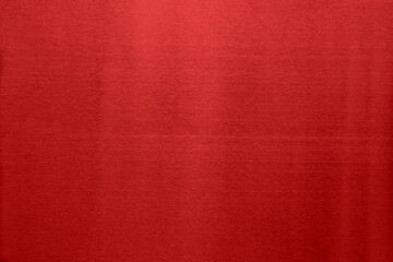 Beautiful red foil as background, top view