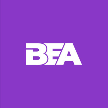 BEA initial logo leBEA letter monogram typography logotter monog...