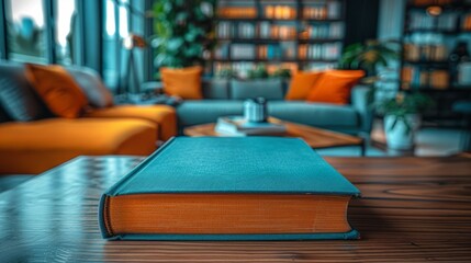 hands holding blank book, blank Cover book.