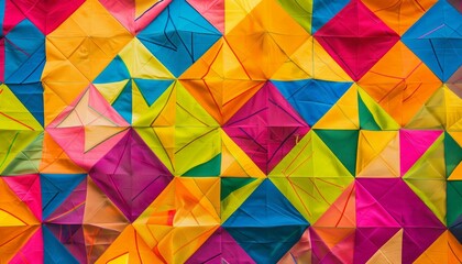 Obraz premium Kaleidoscope of Indian Kites: A Tradition of Makar Sankranti and Independence Day
