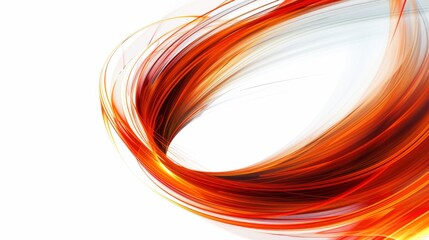 Fototapeta premium Dynamic light and energy creating abstract forms on a white background