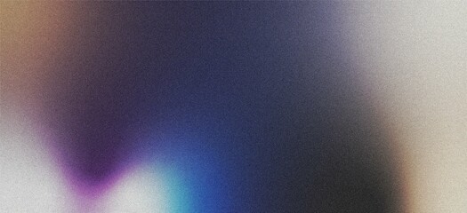 The Intriguing Design of Grainy Colorful Banner Poster