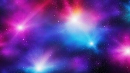 pink-blue sunbursts, background