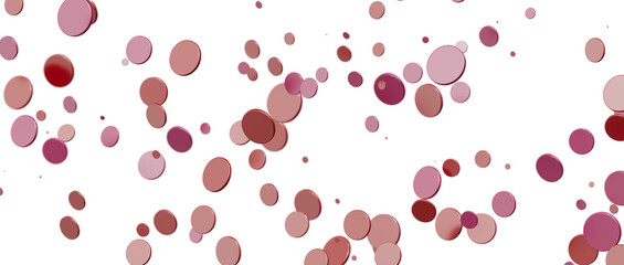 confetti png. red confetti falls from the sky.