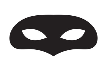 Superhero Mask on white background, eps10