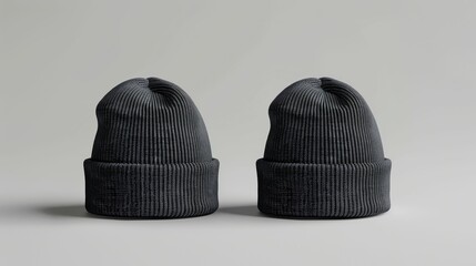 Black Knitted Hat (3)