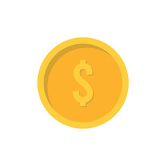 icon coin vector illustration