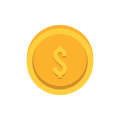 icon coin vector illustration