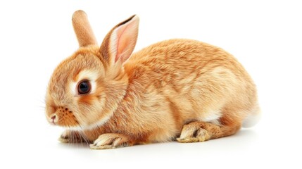 Obraz premium A Rabbit on a white Background.