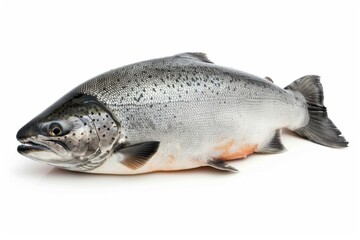 Obraz premium salmon isolated on white