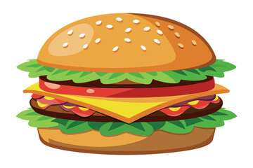 Burger Vector Illustration