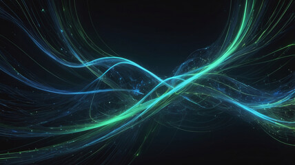 Abstract Fractal Background With Lines