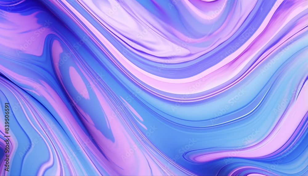 Sticker liquid marble abstract background of water wave