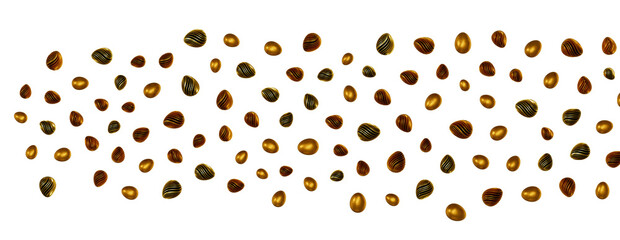  Eggs. 3D. Golden Egg