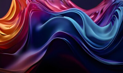 Obraz premium Seamless flowing liquid metal texture background, with an industrial business background concept, is ideal for wallpaper.