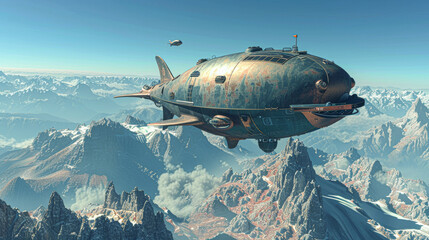 Fototapeta premium A large, rusty